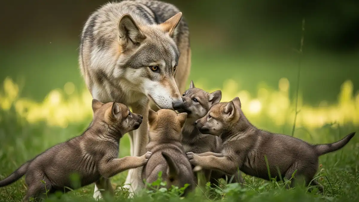 Ciclo reproductivo del lobo: apareamiento, gestación y desarrollo de las crías