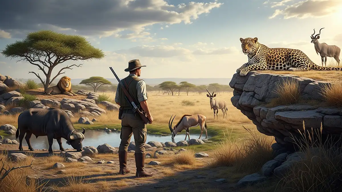 Safari și vânătoare mare în rezervațiile din Tanzania