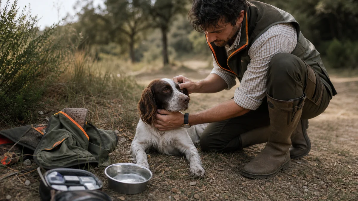 Las afecciones más comunes en los perros de caza