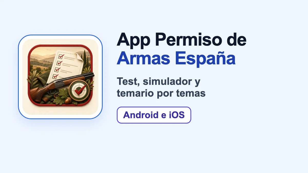 App Permiso de Armas España